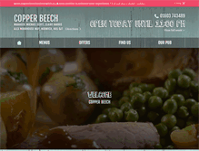 Tablet Screenshot of copperbeechpubnorwich.co.uk